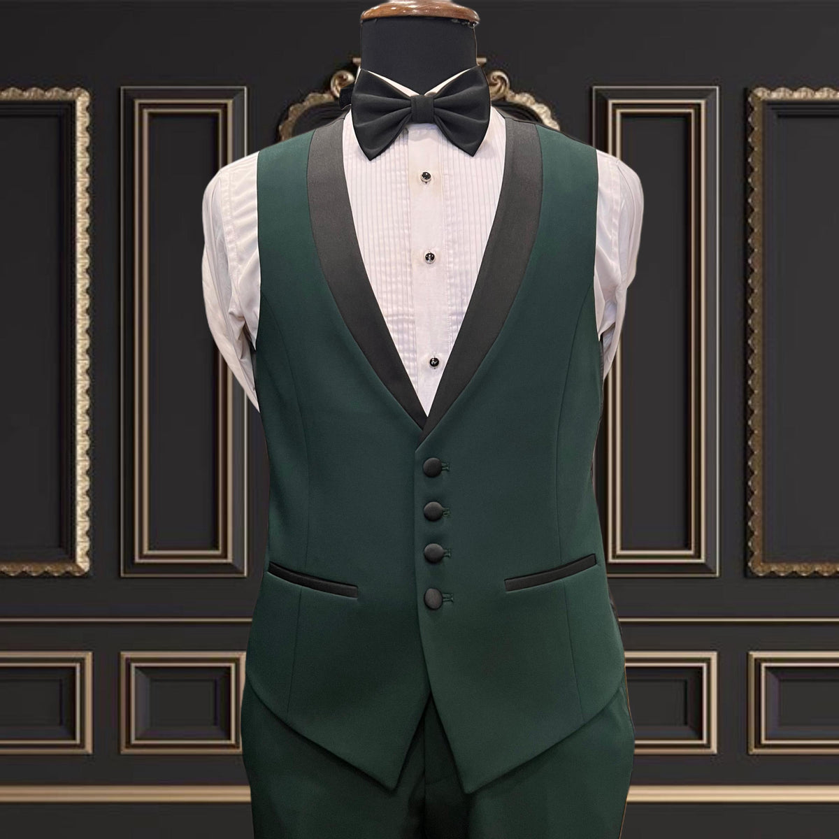 Men's Emerald Green Tuxedo with Shawl Lapel – Wedding & Formal Wear
